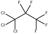 1,1,1,2,2-ペンタフルオロ-3,3,3-トリクロロプロパン 化学構造式