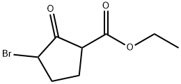 Ethyl 3-broMo-2-oxocyclopentanecarboxylate Struktur