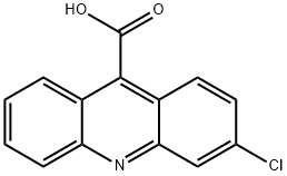 3-Chloro-9-acridinecarboxylic Acid Struktur