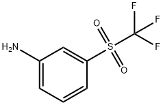 3-アミノフェニルトリフルオロメチルスルホン 化学構造式