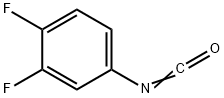 3,4-二氟苯基异硫氰酸酯, 42601-04-7, 结构式