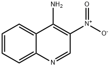4-氨基-3-硝基喹啉, 42606-33-7, 结构式