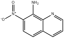 7-硝基喹啉-8-胺 结构式