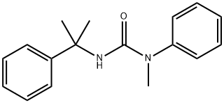 1-(α,α-ジメチルベンジル)-3-メチル-3-フェニル尿素 化学構造式