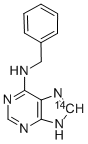 6-BENZYLAMINOPURINE-8-14C 结构式