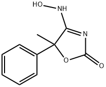 2,4-Oxazolidinedione,5-methyl-5-phenyl-,4-oxime(9CI) 化学構造式