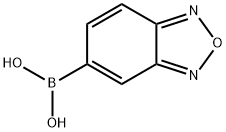 ベンゾ[C][1,2,5]オキサジアゾール-5-ボロン酸 化学構造式