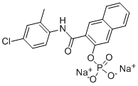 NAPHTHOL AS-TR PHOSPHATE, MONOSODIUM SALT Struktur