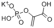 磷酸烯醇丙酮酸单钾盐, 4265-07-0, 结构式