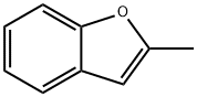2-メチルベンゾフラン 化学構造式