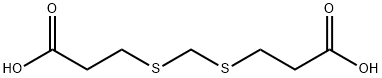亚甲基双(3-巯基丙酸), 4265-57-0, 结构式