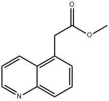 5-Quinolineacetic acid, Methyl ester Structure