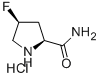 4-CIS-FLUORO-L-PROLINAMIDE HYDROCHLORIDE Structure