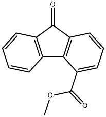 METHYL 9-OXO-9H-FLUORENE-4-CARBOXYLATE Struktur
