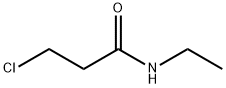 3-クロロ-N-エチルプロパンアミド 化学構造式
