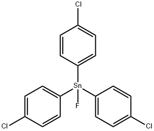Tris(p-chlorophenyl)fluorostannane,427-45-2,结构式