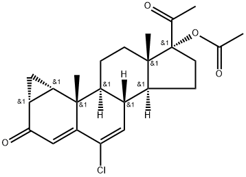 Cyproterone acetate Structure