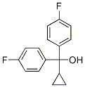 4-fluoro-alpha-cyclopropyl-alpha-(4-fluorophenyl)-benzylic alcohol  Struktur