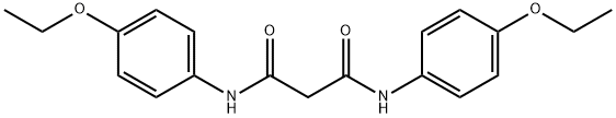 N,N''-BIS-(4-ETHOXY-PHENYL)-MALONAMIDE Struktur