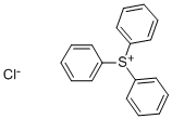 Triphenylsulfonium chloride Struktur