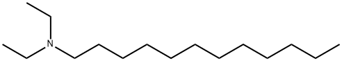 N,N-ジエチルドデシルアミン 化学構造式