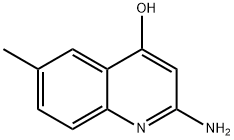 2-AMINO-4-HYDROXY-6-METHYLQUINOLINE Structure