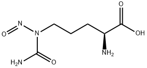 N5-カルバモイル-N5-ニトロソ-L-オルニチン 化学構造式