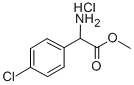 1-(4-CHLOROPHENYL)-2-METHOXY-2-OXO-1-ETHANAMINIUM CHLORIDE Structure