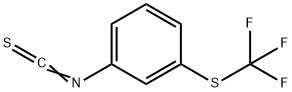 3-(三氟甲硫基)异硫氰酸苯酯 结构式