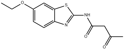 2-ACETOACETAMIDO-6-ETHOXYBENZOTHIAZOLE Structure