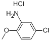5-CHLORO-2-METHOXYANILINE HYDROCHLORIDE Struktur