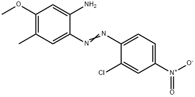 2-(2-chloro-4-nitrophenylazo)-5-methoxy-p-toluidine Structure