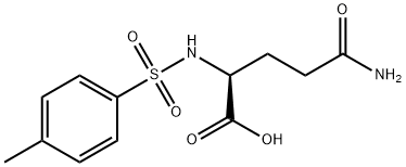(-)-N-[(4-METHYLPHENYL)SULFONYL]-D-GLUTAMINE Structure