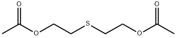 2,2'-thiodiethyl diacetate Struktur