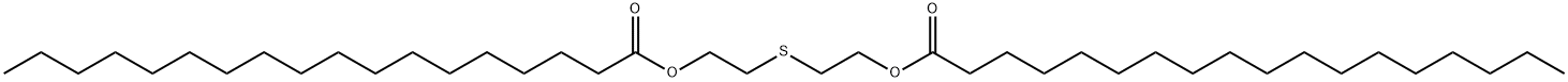 Dioctadecanoic acid thiobis(2,1-ethanediyl) ester Structure