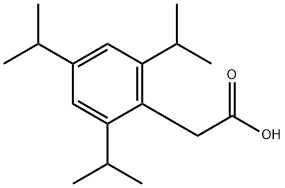 2,4,6-Triisopropylphenylacetic acid Struktur