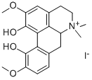 マグノフロリンヨージド, (+)- 化学構造式