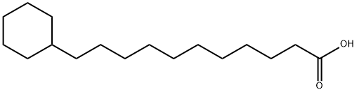 omega-cyclohexylundecanoic acid Struktur