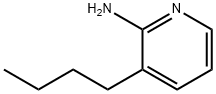 3-丁基吡啶-2-胺 结构式