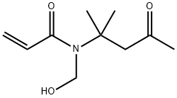 HYDROXYMETHYLDIACETONEACRYLAMIDE,42772-51-0,结构式