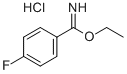 ETHYL 4-FLUOROBENZIMIDATE HYDROCHLORIDE Struktur