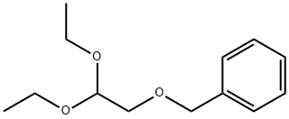 1,1-ジエトキシ-2-(ベンジルオキシ)エタン 化学構造式