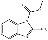1H-Benzimidazole-1-carboxylicacid,2-amino-,methylester(9CI) Struktur