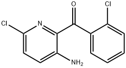 (3-amino-6-chloro-2-pyridyl) (2-chlorophenyl) ketone 结构式