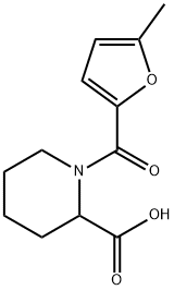 1-(5-METHYL-FURAN-2-CARBONYL)-PIPERIDINE-2-CARBOXYLIC ACID Structure