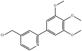 4-(CHLOROMETHYL)-2-(3,4,5-TRIMETHOXYPHENYL)PYRIDINE Struktur
