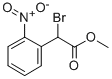 甲基溴(2-硝基苯基)乙酸酯 结构式