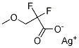 2,2-Difluoro-3-Methoxy-propionic acid silver salt Struktur