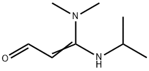 3-(Dimethylamino)-3-(isopropylamino)propenal 结构式