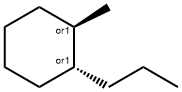 TRANS-1-METHYL-2-PROPYLCYCLOHEXANE Struktur